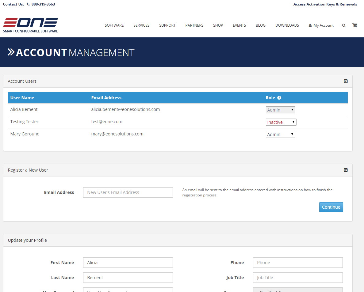 Account Managment