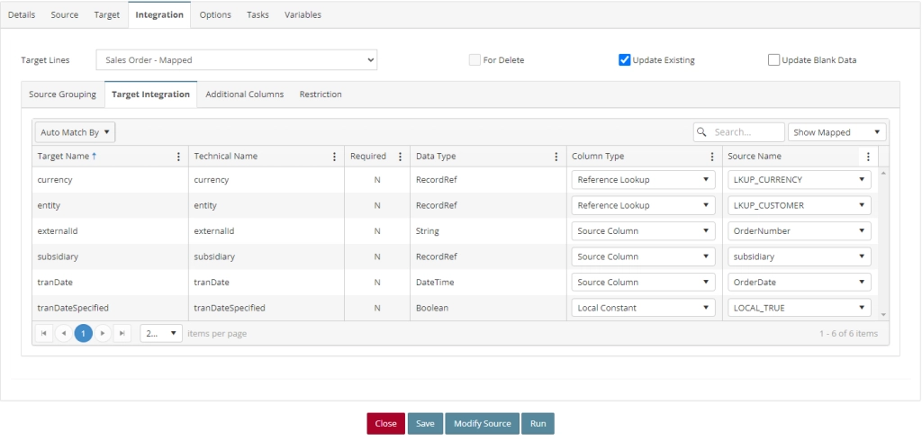 Setting up an Integration to NetSuite 3 NS Destination 3