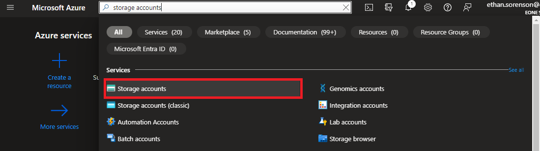 OpenStorageAccounts