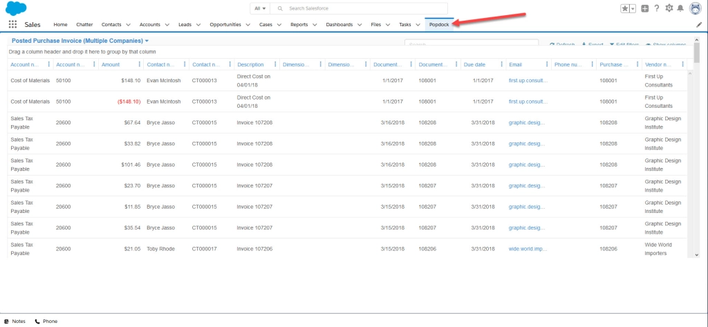How to Embed a Popdock Widget on a Custom Tab in Salesforce 1 image 1