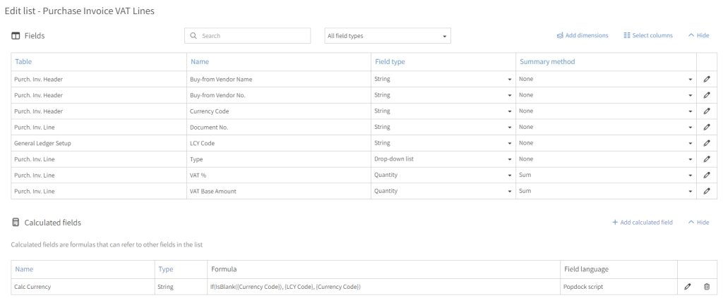 Including Setup tables in a Business Central List 5 SetupTables5